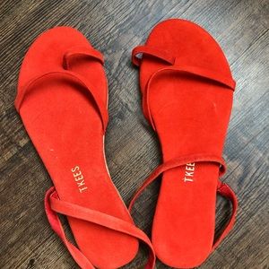 Brand new Tkee sandals
